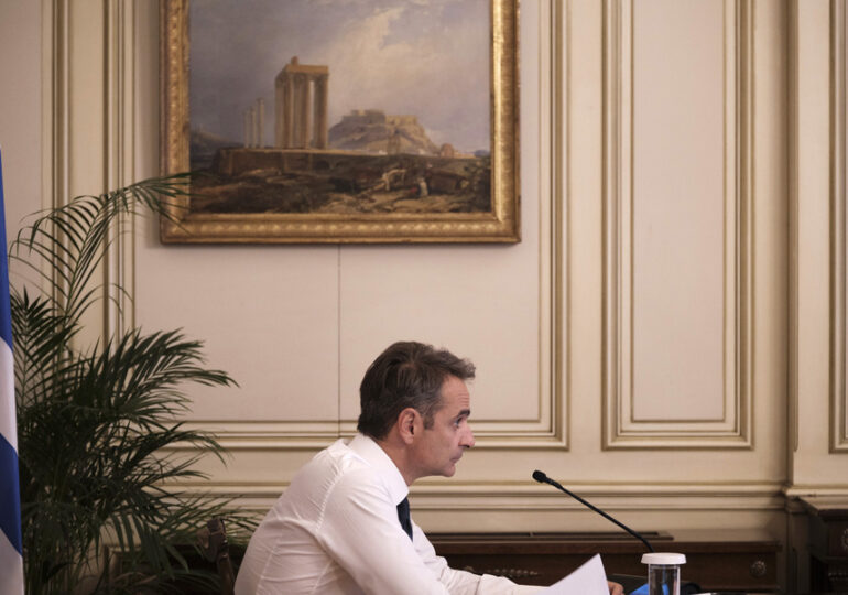 ΤΗΛΕΔΙΑΣΚΕΨΗ ΜΗΤΣΟΤΑΚΗ K ΜΕ ΤΟΝ ΠΡΟΕΔΡΟ ΤΟΥ ΕΥΡΩΠΑΪΚΟΥ ΣΥΜΒΟΥΛΙΟΥ CHARLES MICHEL